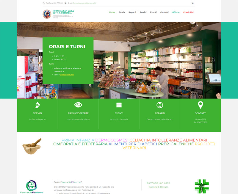 Creazione Sito Web Farmacia